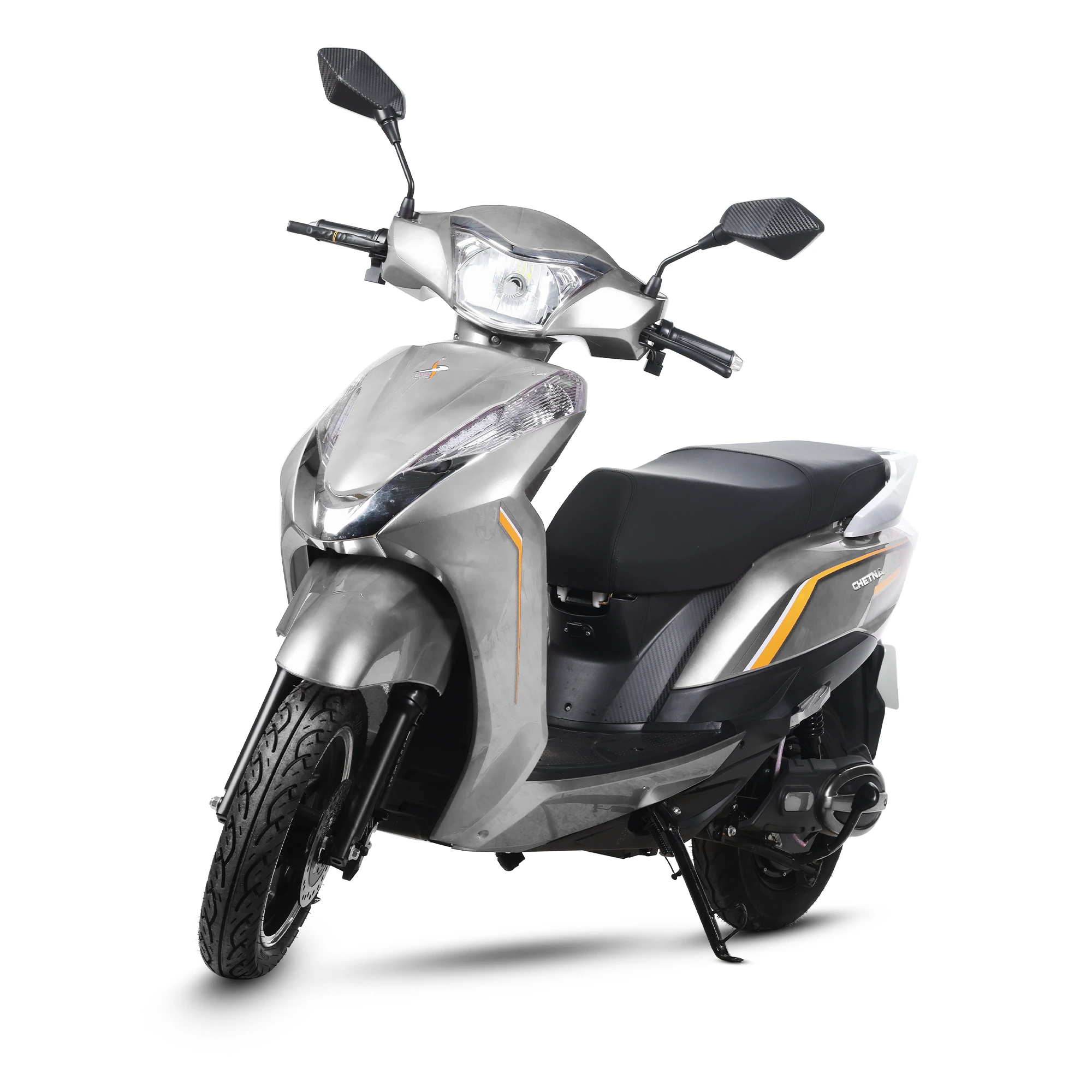 Chetna Metallic Grey -2