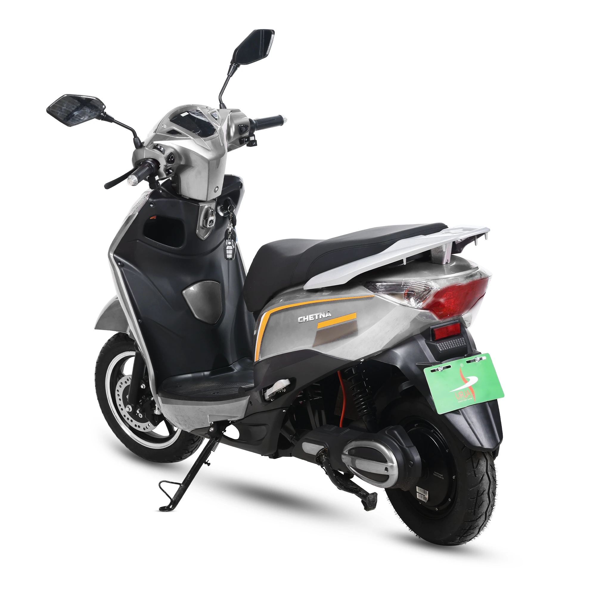 Chetna Metallic Grey -4